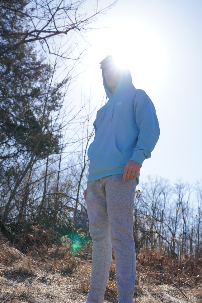 Sky-Blue Hoodie