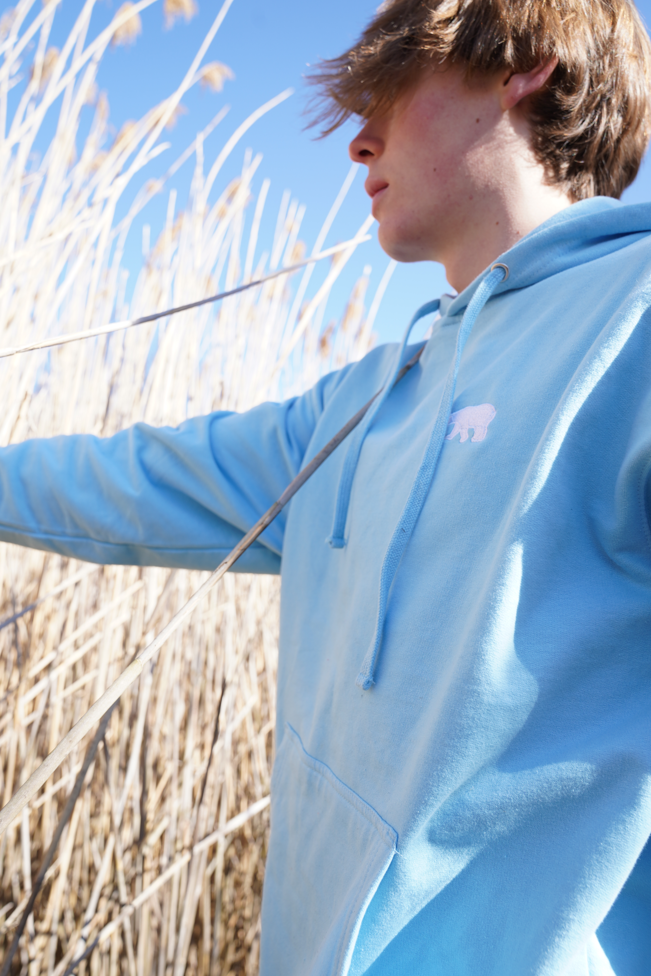 Sky-Blue Hoodie